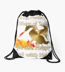 MMMM Crunchy Drawstring Bag