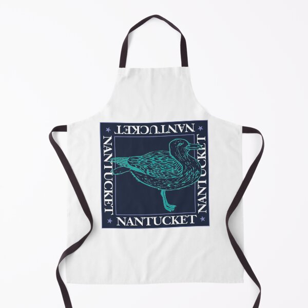 Item preview, Nantucket Island graphic with gull designed and sold by HelenDBVickers.