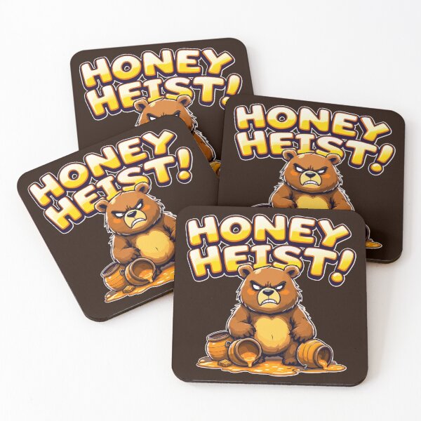 Item preview, Honey Heist – Angry Bear Cartoon designed and sold by SteadyRolling.