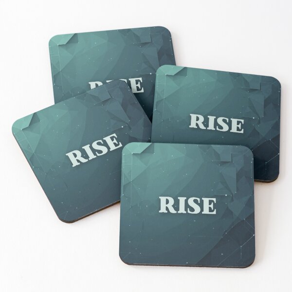 Artikelvorschau, Minimalistische Wandkunst „Rise“ | Wortdruck „Embition“ | Geschenk zur Karrieremotivation entworfen und verkauft von TextMuse.