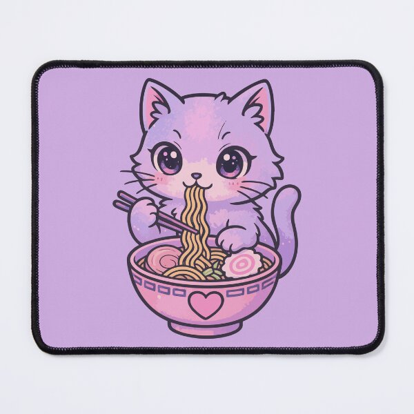 Item preview, Kawaii Cat Ramen designed and sold by TomFrontierArt.