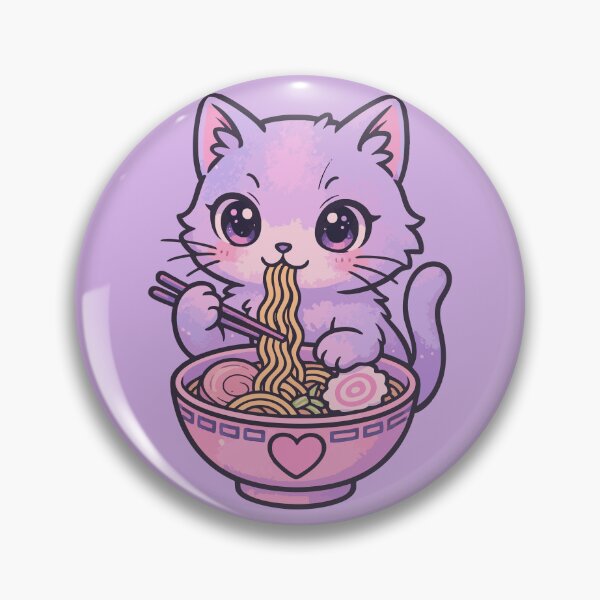 Item preview, Kawaii Cat Ramen designed and sold by TomFrontierArt.