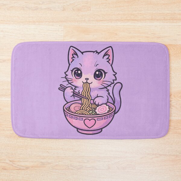Item preview, Kawaii Cat Ramen designed and sold by TomFrontierArt.