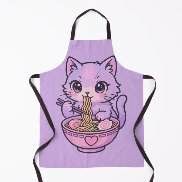 Item preview, Kawaii Cat Ramen designed and sold by TomFrontierArt.