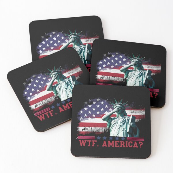 Item preview, wtf, america? designed and sold by DesignByMalwina.
