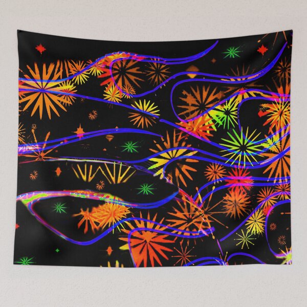Item preview, Starry Night on Planet Zorg  designed and sold by heatherfriedman.
