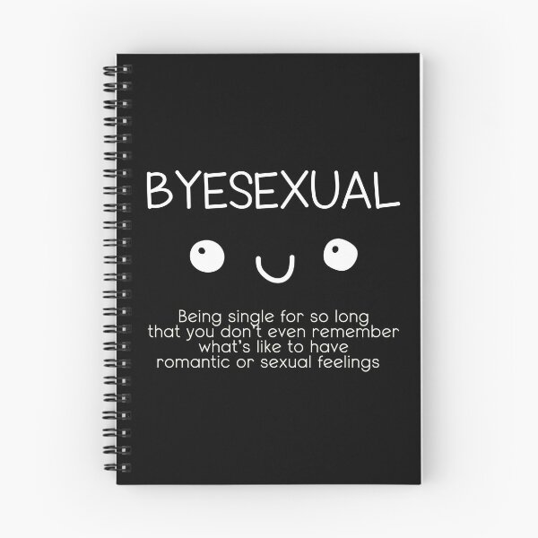 Item preview, Byesexual Funny Vocabulary Text Based Simple Black & White  designed and sold by hiacynto.