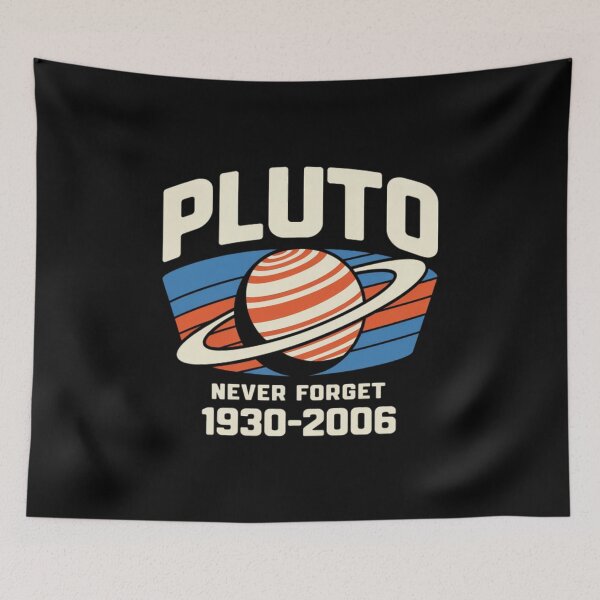 Item preview, Pluto Never Forget – Retro Space Tribute  designed and sold by Moad Fahim.