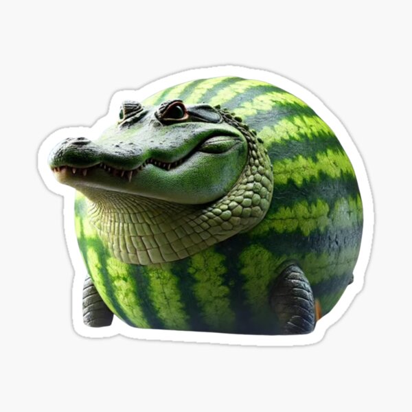Item preview, Glorbo Fruttodrillo (Italian Brainrot)  designed and sold by LookinFreshh.