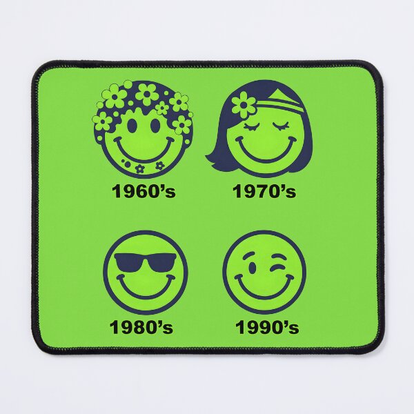 Item preview, Emoji Decades. 60's 70's 80's 90's. Green designed and sold by Shoot-The-Moon.