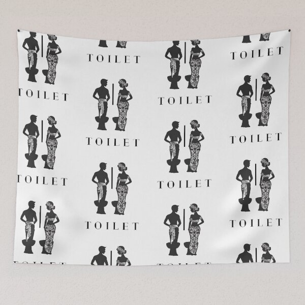 Item preview, Toilet Sign Thai Art , Unique Toilet Sign, Thai Style Restroom, WC Sign designed and sold by Sitred123.
