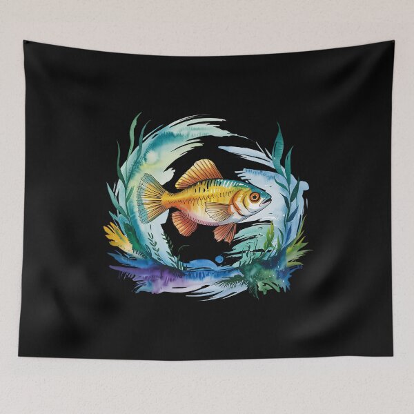 Item preview, charming colored fish designed and sold by ATOTI.