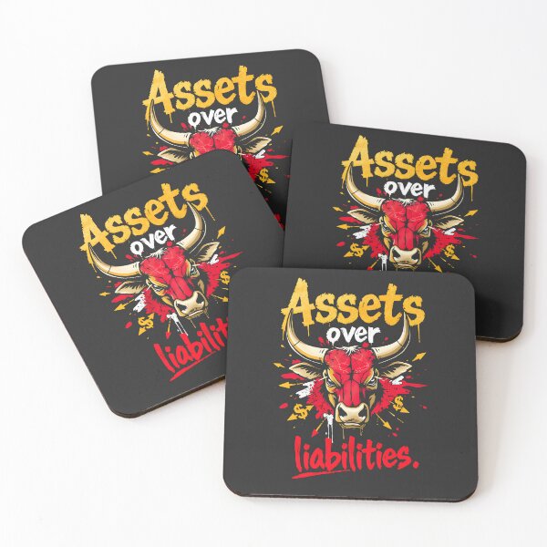 Item preview, Assets Over Liabilities Bull Design designed and sold by FoxyJags.