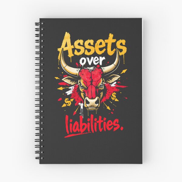 Item preview, Assets Over Liabilities Bull Design designed and sold by FoxyJags.