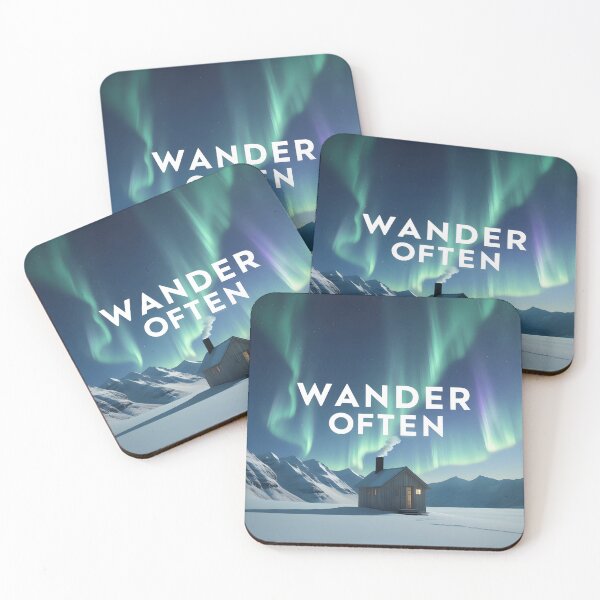 Item preview, Wander Often Northern Lights designed and sold by Zazeyy.