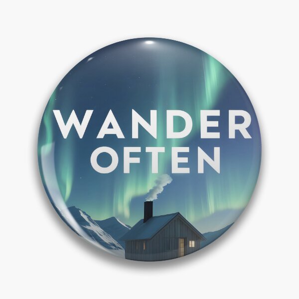 Item preview, Wander Often Northern Lights designed and sold by Zazeyy.