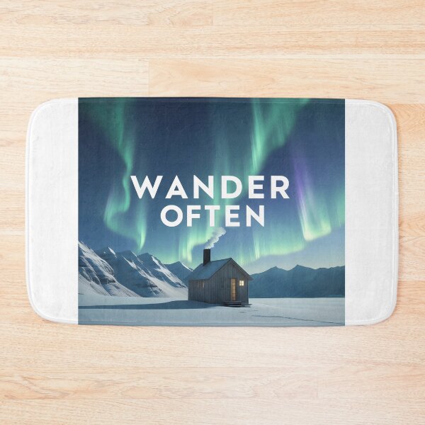 Item preview, Wander Often Northern Lights designed and sold by Zazeyy.