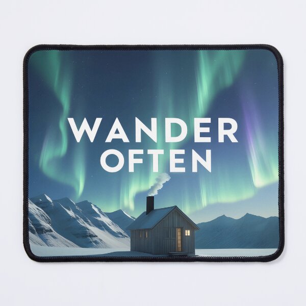 Item preview, Wander Often Northern Lights designed and sold by Zazeyy.