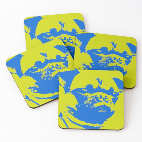 Item preview, Blue Pug Yellow Background designed and sold by volcanix.