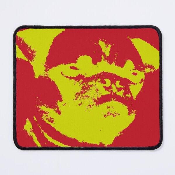 Item preview, Yellow Pug Red Background designed and sold by volcanix.