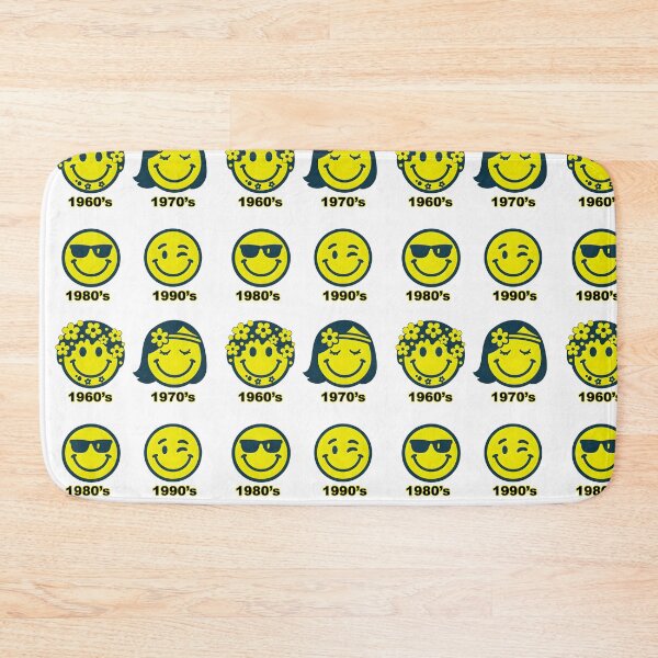 Item preview, Emoji Decades. 60's 70's 80's 90's. Yellow designed and sold by Shoot-The-Moon.