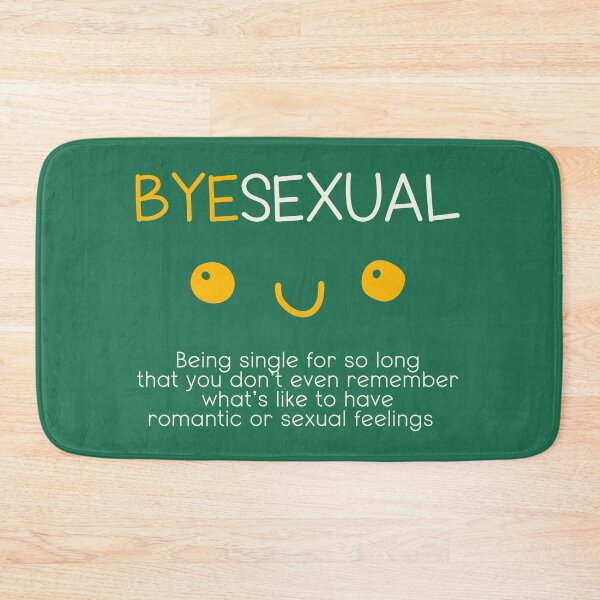 Item preview, Byesexual Being Single Funny Joke Meme Green & Yellow Cute Face designed and sold by hiacynto.