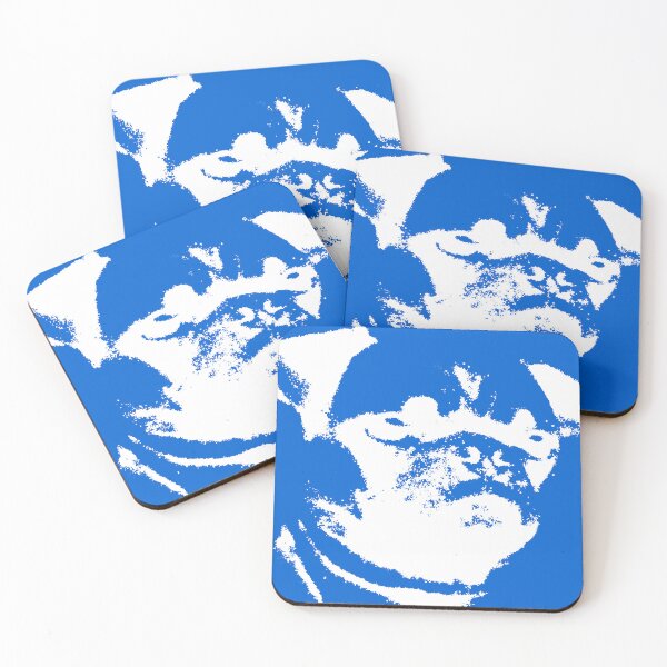 Item preview, White Pug Blue Background designed and sold by volcanix.