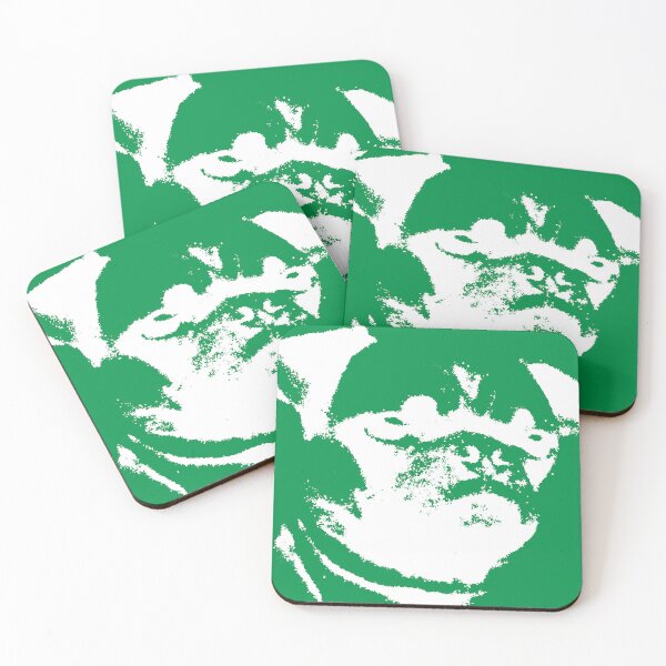 Item preview, White Pug Green Background designed and sold by volcanix.