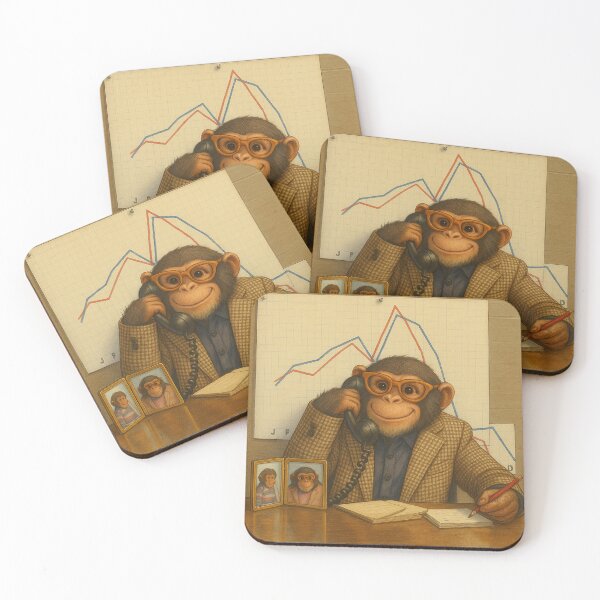 Item preview, Stock Monkey with Style 2 designed and sold by Kunst-Shirt.
