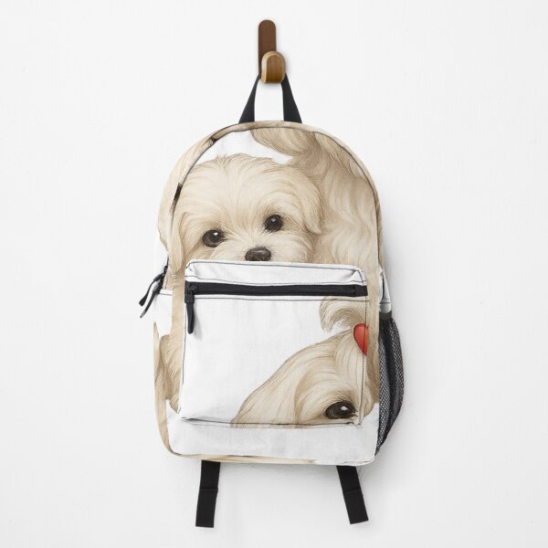 Item preview, Heartfelt Bond – Maltese Mom & Pups designed and sold by SoulPrints by Beata.