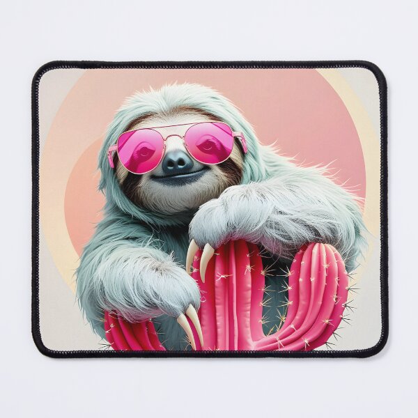 Item preview, Chilly sloth on a cactus designed and sold by Zazeyy.