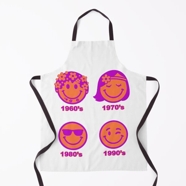 Item preview, Emoji Decades. 60's 70's 80's 90's. Orange & Pink designed and sold by Shoot-The-Moon.