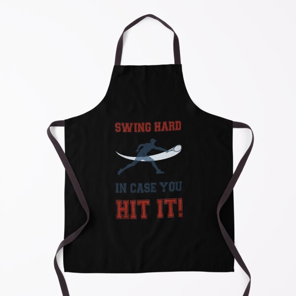 Item preview, Swing Hard In Case You Hit It Tennis Quote designed and sold by MONTRIS.