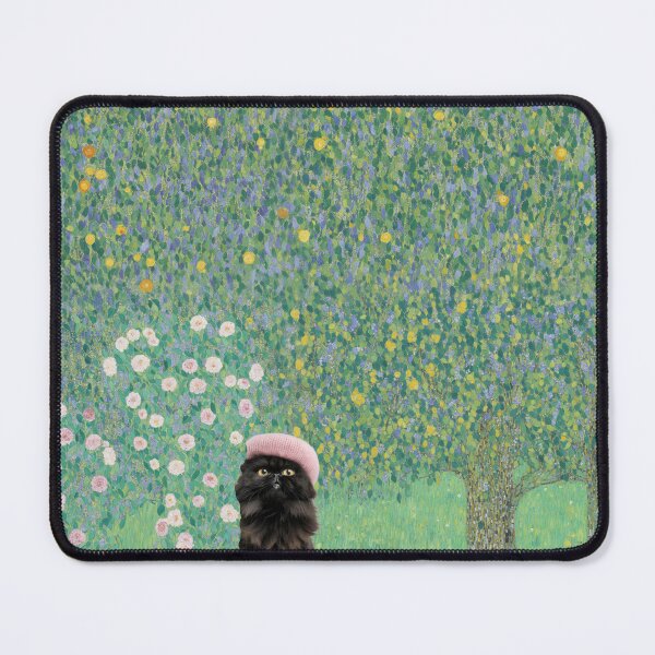Item preview, Grumpy Cat in Klimt’s Rosebush designed and sold by MidCenturyStore.