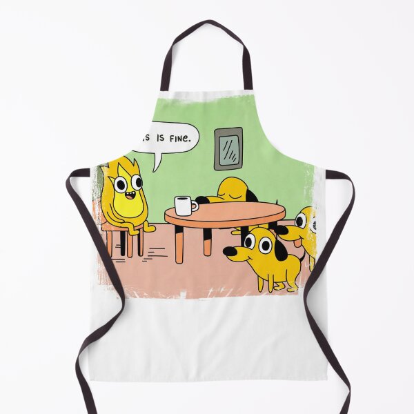 Item preview, This is fine, Meme designed and sold by CezSM.