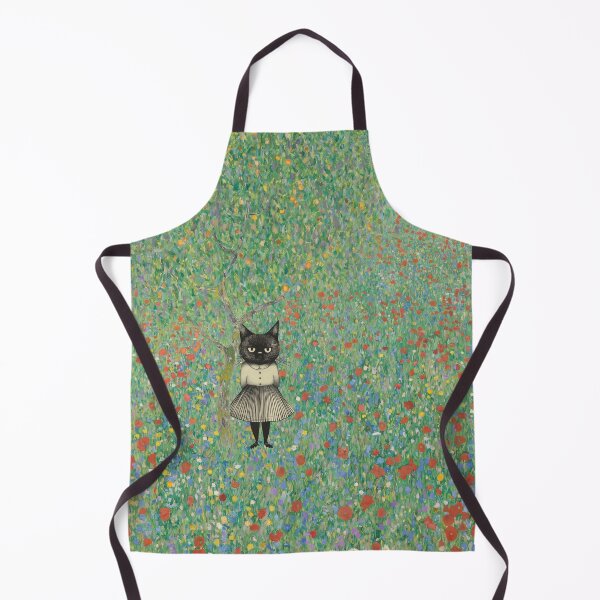 Item preview, Cat in Klimt’s Wildflower Garden designed and sold by MidCenturyStore.