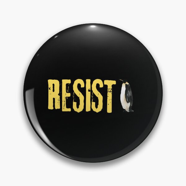 Item preview,  resist penguin yellow designed and sold by RokaCircles.