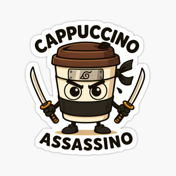 Artikel-Vorschau von Cappuccino Assassino – (italienisches Brainrot) Lustiges Meme, designt und verkauft von TyxShop.