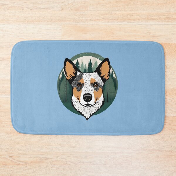 Item preview, Forest Silhouette of an Australian Cattle Dog designed and sold by GoodyPaws.