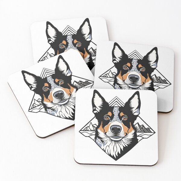 Item preview, Mountain Silhouette of an Australian Cattle Dog designed and sold by GoodyPaws.