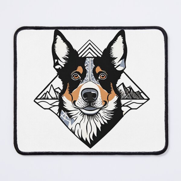 Item preview, Mountain Silhouette of an Australian Cattle Dog designed and sold by GoodyPaws.