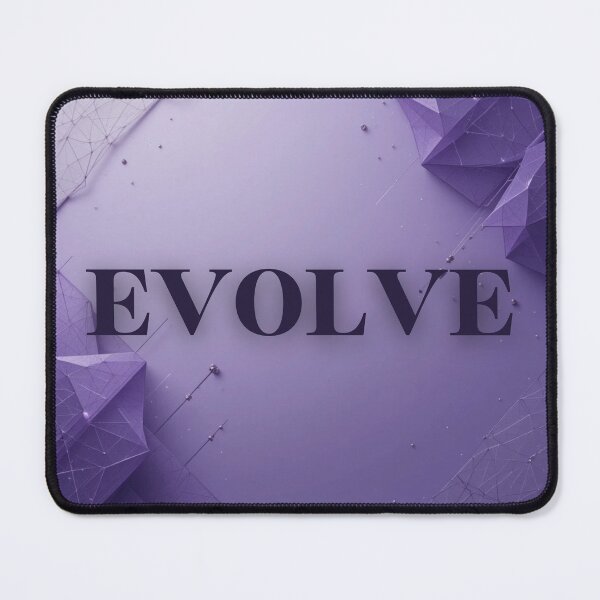 Item preview, Minimalist Evolve Wall Art | Purple Innovation Word | Creative Office Gift designed and sold by TextMuse.