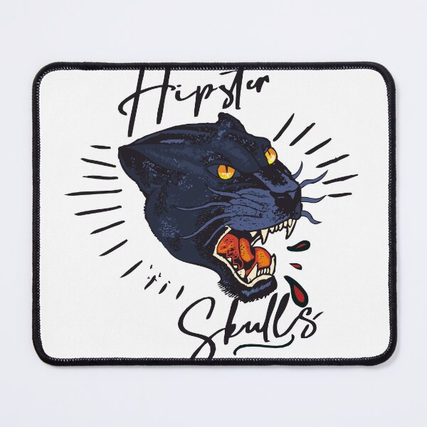 Item preview, old school panthere hipster skulls tattoo design logo brand designed and sold by Achille3777.