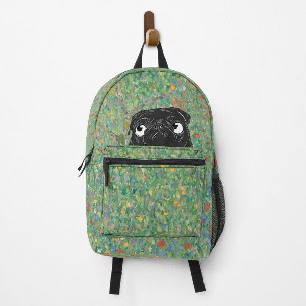 Item preview, Pug in Klimt’s Flower Field designed and sold by MidCenturyStore.