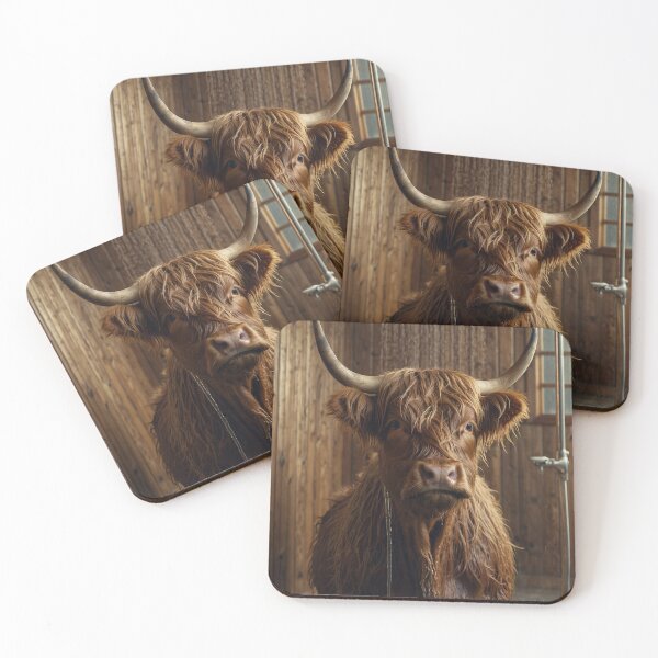 Item preview, Highland Cow Taking a Shower Scene designed and sold by vk09.