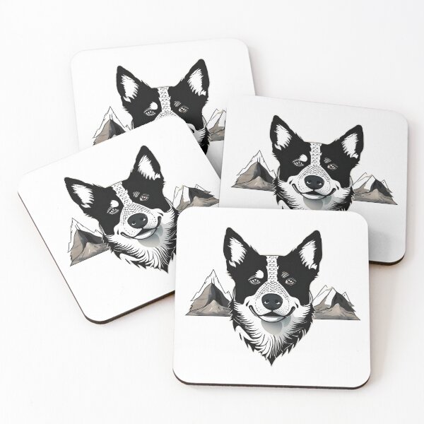 Item preview, Mountain Silhouette of an Australian Cattle Dog designed and sold by GoodyPaws.