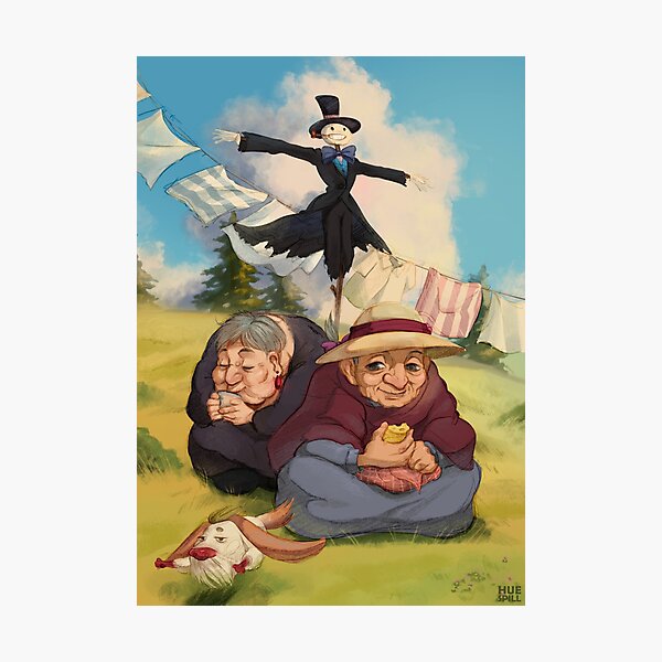 Item preview, Howl's Moving Castle, Sophie and The Witch of the Waste  designed and sold by HueSpill.