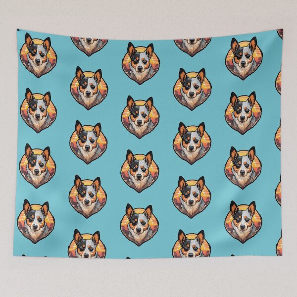 Item preview, Sunset Silhouette of an Australian Cattle Dog designed and sold by GoodyPaws.