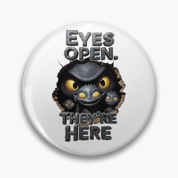 Item preview, Eyes Open. They’re Here – Playful Fantasy Creatures Design designed and sold by AleksKos.