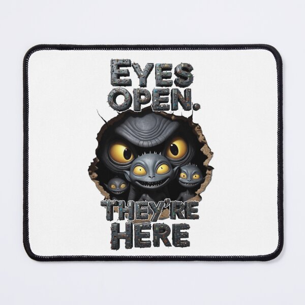 Item preview, Eyes Open. They’re Here – Playful Fantasy Creatures Design designed and sold by AleksKos.